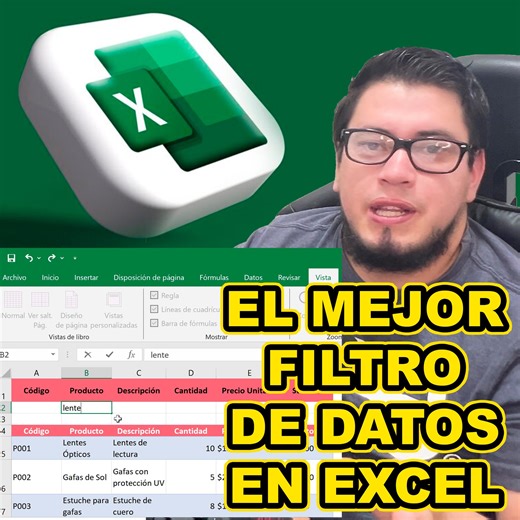 40K views · 968 reactions | Como Filtrar los Datos de una Tabla mientras Escribes en Excel. #exceltips #macros #VBAExcel #Excel #tutorialexcel COPIA EL CODIG0: Dim Criterio As String If TextBox1.Value <> "" Then Criterio = "*" & TextBox1.Value & "*" ActiveSheet.ListObjects("NombreDeTuTabla").Range.AutoFilter Field:=2, Criteria1:=Criterio Else ActiveSheet.ListObjects("NombreDeTuTabla").Range.AutoFilter Field:=2 End If | PC fácil Digital | Facebook