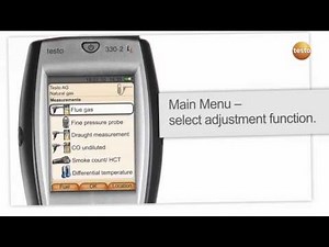 Fluegas analyser testo 330 - Short version | Be sure. Testo