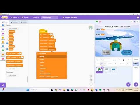 Creación de Juego de Operaciones Matemáticas en Scratch
