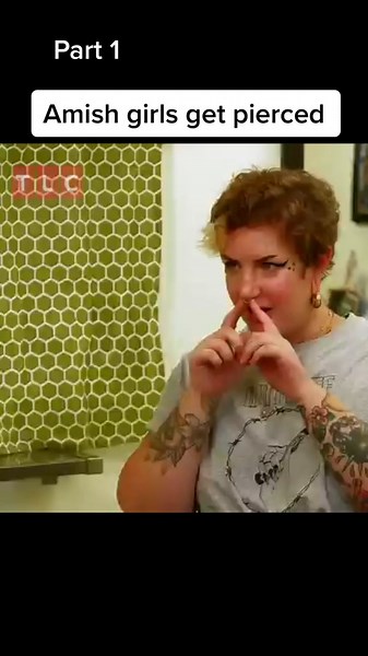 Amish girls getting pierced #amish #amishtiktok #amishgirl #piercing #amishlife #fyp #foryou #viral #foryoupage