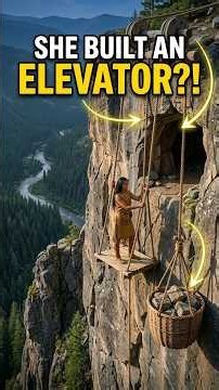 She Built an ELEVATOR With Only Wood and Rope