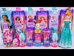 Unboxing Disney Frozen Toys ASMR | Disney Princess Spin & Reveal, Surprise Elsa and Ariel Doll Toys