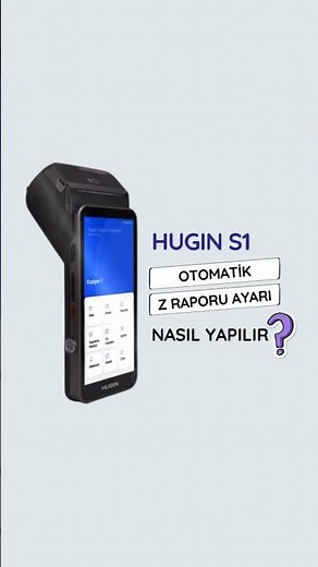 How to set up automatic Z report on Hugin S1 POS device?
