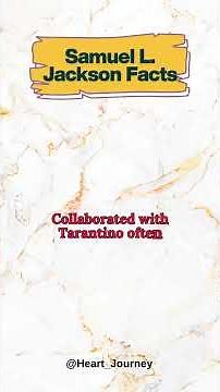 Samuel L. Jackson Facts You Didn’t Know | Hollywood Legend | Heart Journey#SamuelLJackson #shorts