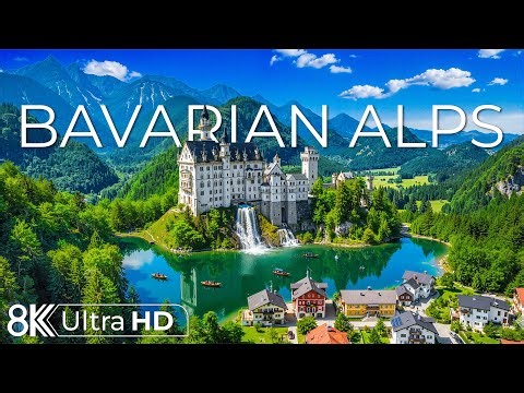 Bavarian Alps 8K | Emerald Lakes, Snowy Peaks & Peaceful German Mountain Serenity | Nature’s Wonder