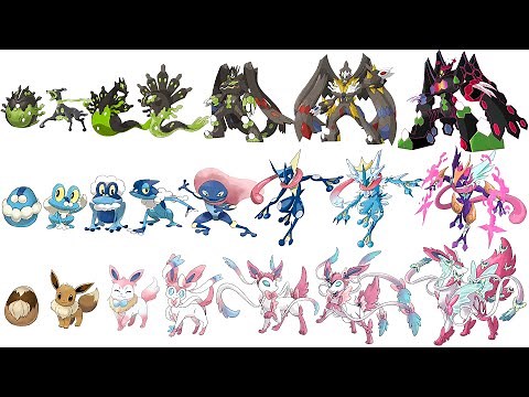 All Gen 6 Kalos Pokémon Mega Evolutions & More Stages | Max S