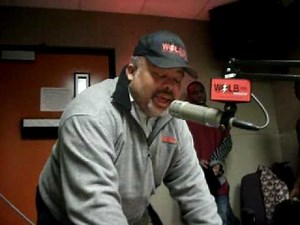 Radio One's WOLB 1010 AM Morning Show Host Larry Young, Doni Glover