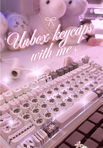 Cute Cat Keycaps for Your YUNZII C75 Keyboard