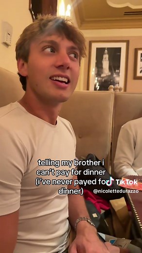 I Can't Pay for Dinner — Funny Brother Prank About Not Paying