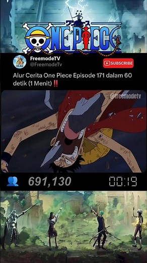 Luffy vs Wyper 👒 - Ep.171 Alur Cerita One Piece dalam 60 detik #shorts