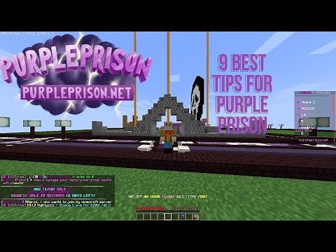 9 Must know tips for the purple prison Minecraft server!