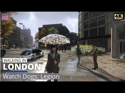 Walking in Watch Dogs: Legion in First Person View