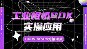 工业相机SDK实操应用，C#+Winform对接海康相机(机器视觉/海康相机/SDK)B1455