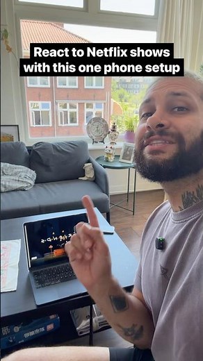 React to Netflix shows with this one phone setup