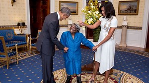 106-Year-Old Woman's Wish Granted When She Gets to Meet the Obamas