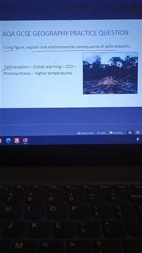 How to explain deforestation question #gcserevision #gcsegeography #science #aqageography