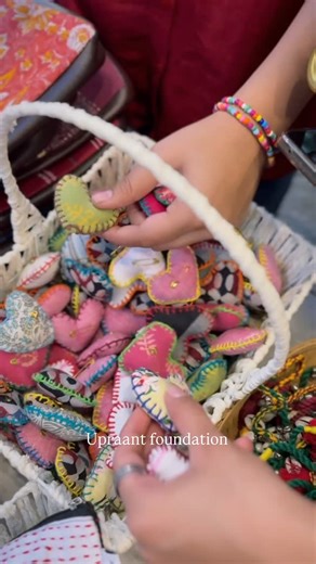 Upraant Foundation on Instagram: "In Gandhian philosophy, love is not possession — it is service, simplicity, and truth. At Upraant, love becomes the act of upcycling what the world discards, and turning it into something sacred — stitched by women’s hands, shaped into hearts, and carried forward as dignity. Because here, love is not just felt… it is made."