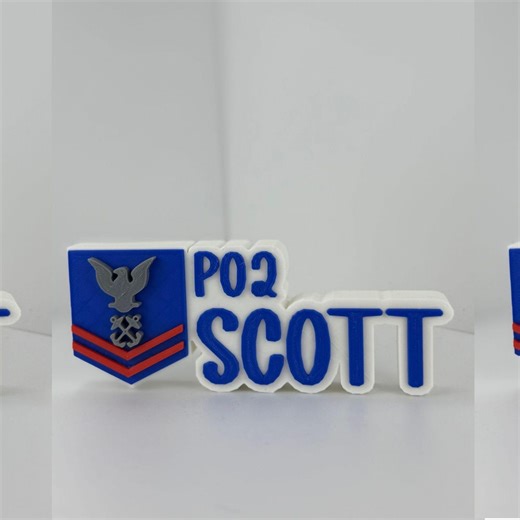 Personalized Coast Guard Petty Officer Second Class Desk Name Plate, PO2 Gift, Petty Officer Second Class Promotion, PO2 Name Plate - Etsy UK
