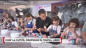 Chef Ștefan Popescu este profesor în timpul liber🥰 Juratul de la Chefi la cuțite a făcut Cake pops alături de copii🤩 | Chefi la cutite