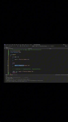 C++ Ternary Operator Explained in 27 Seconds 🔥