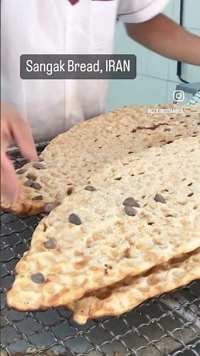 Sangak Bread - Iran : It is so delicious🤤