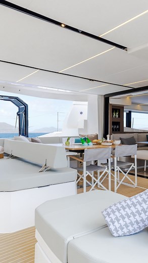 From upgraded interiors to expanded living space and modern innovations, there’s so much to love onboard the all-new Leopard 52. What’s your favorite new feature? Let us know in the comments! 👇 On display this week at @cannesyachtingfestival — we invite you to stop by this weekend and see our flagship model firsthand. #LeopardCatamarans #Leopard52 #CannesYachtingFestival | Leopard Catamarans