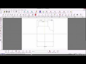 Dolphin PartMaster CAD Dimensioning the basic drawing