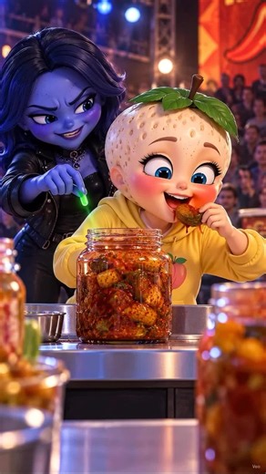 Kia Strawberry Challenge Jeet Paega? - AI Kids Cartoon Story