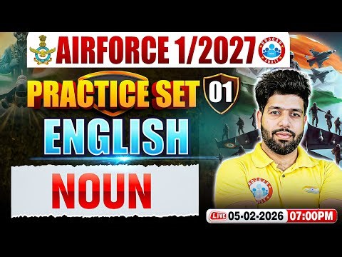 Airforce English X and Y Group Classes | Airforce English Practice Set | English For Airforce 1 2027