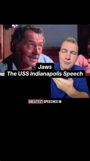 The USS Indianapolis speech in Jaws isn’t just backstory. It’s the moment the film stops being about a shark and becomes about rewriting a night to survive your future. #MovieTok #FilmTok #Screenwriting #Jaws #Spielberg