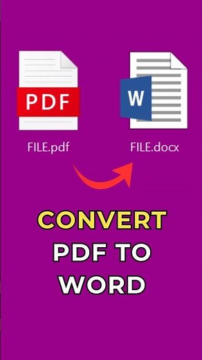 How to Convert PDF to Word Document | 2 Methods #shorts