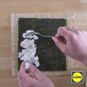 220K views · 792 reactions | Have you seen the Vitasia Sushi Kit we have in stores? Includes a bamboo rolling mat, 2x pairs of chopsticks, a recipe book, nori leaves, sushi rice, rice vinegar, soy sauce, wasabi and ginger - and it's only €4.99! Here's a handy video to show you how to use the kit to roll your own tasty sushi!  | Lidl Ireland | Facebook