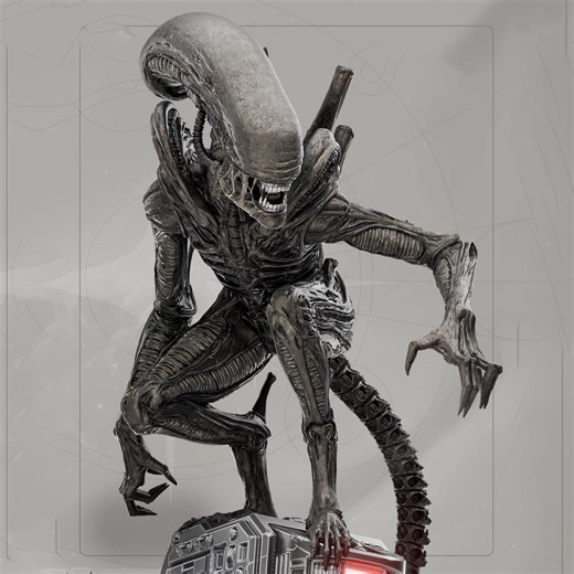Xenomorph - Alien STL File ( Statue + Büste ) - Etsy.de