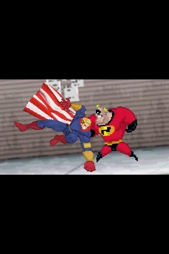 How Homelander vs Mr. Incredible (AKA BIG BOB) would go #incredibles #theboys #homelander