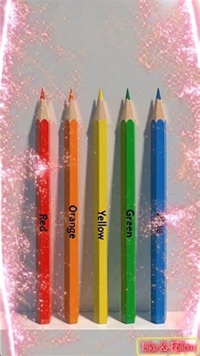 Colour Pencils Names For Kids Learn Colours Name