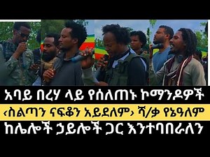 ከሌሎች ኃይሎች ጋር እንተባበራለን || ‹ስልጣን ናፍቆን አይደለም› ሻ/ቃ የኔዓለም