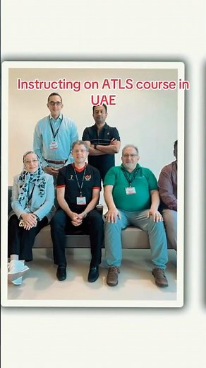 Instructing on ATLS (Advanced Trauma Life Support) in UAE #trauma #drmashhood #drmashhoodqazi #life