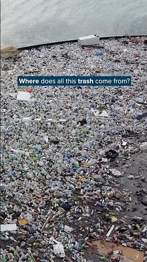 Where does the trash in rivers come from