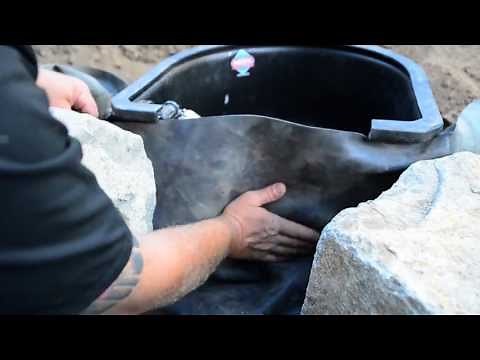 How to build a Fish Pond - Part 11 | Pond Skimmer Faceplate Attachment