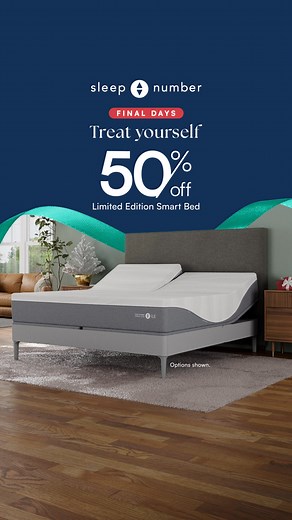 200K views | Black Friday Sale Ends Monday ⏰ You deserve this holiday recharge: Luxuriously cool comfort at just the right firmness. Adjust it whenever you need, every night and over time. | Sleep Number | Facebook