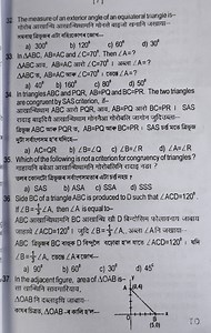 The measure of an exterior angle of an equilateral triangle is-... | Filo