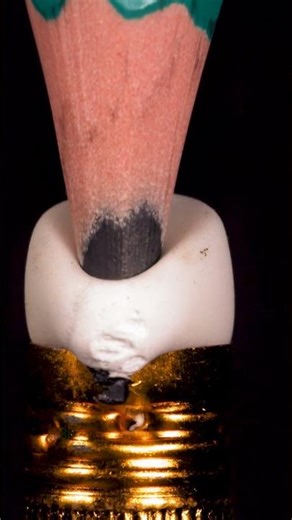 Pencil Breaks Eraser in Slow Motion