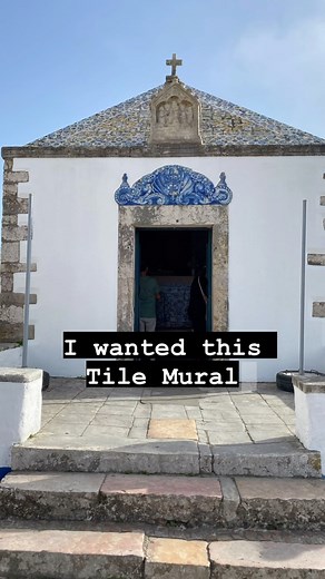 I wanted this gorgeous 16th Century Tile mural for my kitchen. It has the coat of arms of Portugal and is gorgeous. Portuguese hubs and I decided to make it. #renovation #pantrydesign #etsy #handmadejewelry #bangles #hoops #tilejewelry #tiles #backsplash #portugal #nazare #travelportugal #diy #history | Átrio