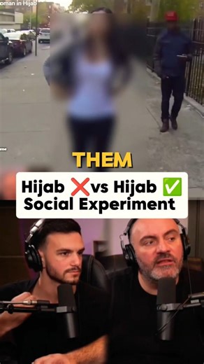Hijab on vs Hijab off Social Experiment in NYC 😳. #sonnyfaz #muslims #hijab #shorts