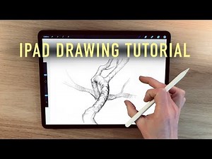 IPad drawing tutorial - How to draw branches