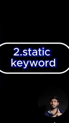 static keyword in Java