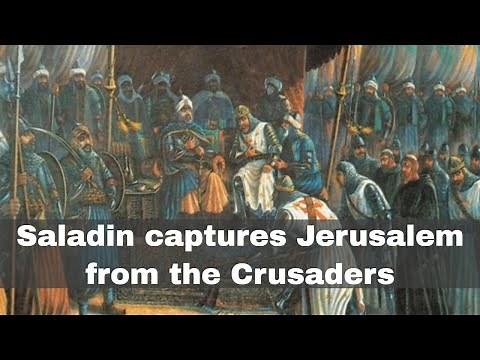 2nd October 1187: Saladin captures Jerusalem from the Crusaders after a lengthy siege