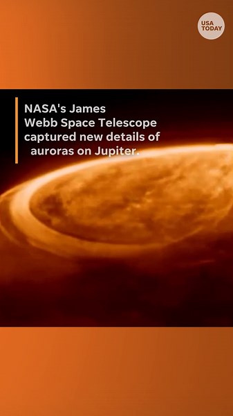 NASA's James Webb Space Telescope captures stunning aurora on Jupiter