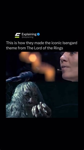 Explaining on Instagram: "Howard Shore wanted Isengard to sound like industry itself. Instead of a traditional orchestra-led theme, he built the music around heavy percussion, metallic rhythms, and harsh repetition to reflect Saruman’s transformation from wise wizard to industrial tyrant. The most iconic element came from recording real metal being struck. Shore used anvils, chains, and other industrial sounds, layering them to create a brutal, mechanical pulse that feels more like a factory tha
