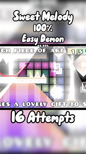 Geometry Dash Sweet Melody Level Review